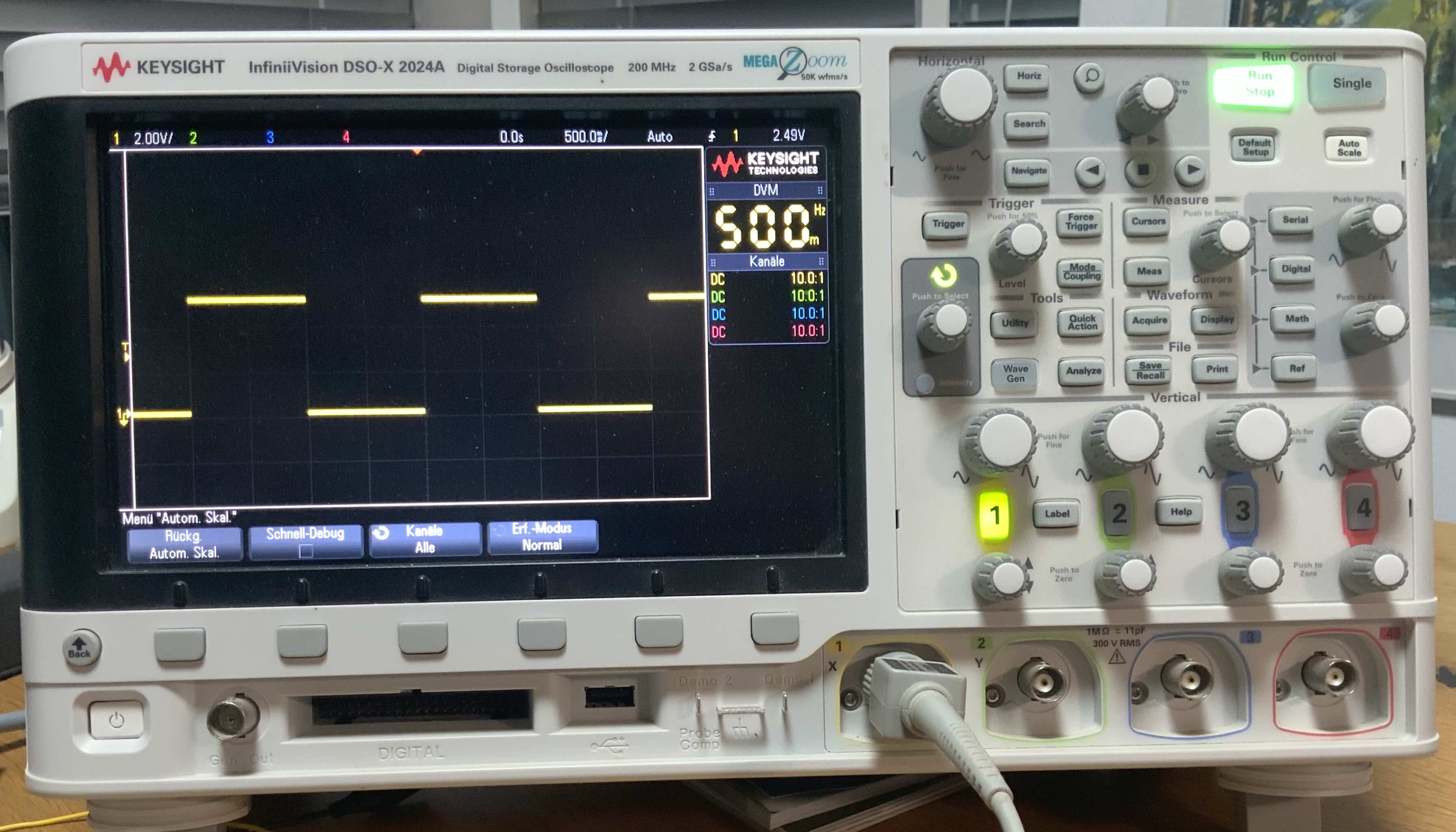 Messung des Timer-Signals